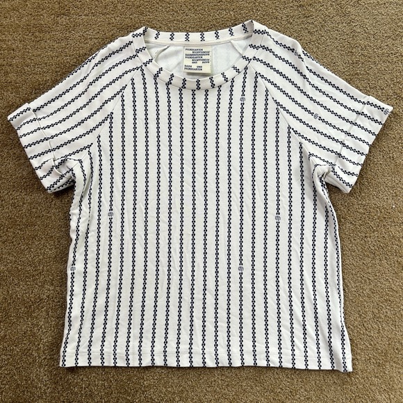 Baum Und Pferdgarten White Short Sleeve Top T-Shirt Print Blue Size M - Picture 1 of 8